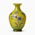 Elegant Vintage Hand-Crafted Ceramic Vase