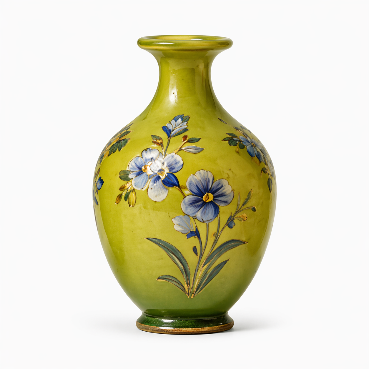Elegant Vintage Hand-Crafted Ceramic Vase