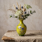Elegant Vintage Hand-Crafted Ceramic Vase